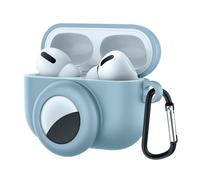 Elegante funda para AirPods Pro, compatible con MagSafe, incluye mosquetón y está diseñada para los amantes de la tecnología.