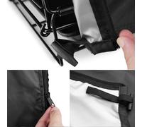 Elegante funda para jaula de perro, prácticos lados que se pueden abrir, tela Oxford lavable para un fácil mantenimiento (30 pulgadas)