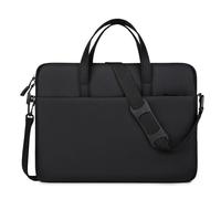 Elegante funda protectora para portátil con forro suave para ordenadores de 13/14/15 pulgadas, correa de equipaje, asa