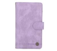 Elegante funda tipo cartera de PU, diseño a prueba de golpes, funda tipo libro independiente para los últimos smartphones, cierre magnético con