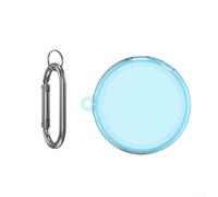 Elegante funda transparente para Soundcore Sleep A20, ajuste cómodo a medida que protege contra el desgaste diario (azul transparente)