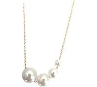 Elegante gargantilla de perlas de imitación blancas, collar de cadena de perlas para boda, fiesta, joyería de regalo para mujeres, moda inteligente