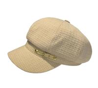 Elegante gorra de béisbol para parejas, cómoda con borde ancho, tamaño ajustable para amantes de la moda, viajes, vacaciones, caqui, Talla única