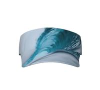 Elegante gorra unisex con estampado de pingüino para adultos, ajustable, ligera, para hombres y mujeres, Ocean Green Wave Surf, Talla única