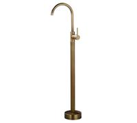 Elegante Grifo de bañera Independiente de latón Antiguo, Monomando, Mezclador de Agua fría y Caliente, Grifo de bañera de pie para baños de Lujo, conexión G9/16. Elegante