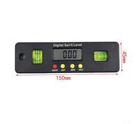 Elegante herramienta de nivel digital con una base magnética para una experiencia de medición sin esfuerzo (150 mm)