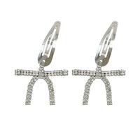 Elegante horquilla bowknot pinza para el pelo simple pinzas de pelo inoxidable pico de pato clip para mujeres adolescentes peinado decoración moda