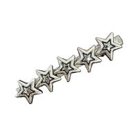 Elegante horquilla de pelo con forma de corazón para mujer, cómoda pinza para el pelo, elegante clip de estrella para pico de pato, pasador de pelo de moda, herramienta de estrella, pasadores de pelo