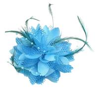 Elegante horquilla de pelo con plumas, accesorio para el pelo para mujer, horquilla de novia, adecuado para ocasiones de graduación y looks vintage