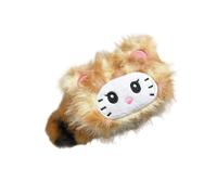 Elegante horquilla de pelo de leopardo de felpa que añade un toque de personalidad a cualquier peinado o atuendo