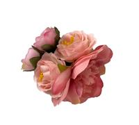 Elegante horquilla floral para el pelo con decoración de flores, ligera, cómoda, accesorios para el cabello para cualquier atuendo, horquilla de flores de tela dulce