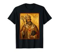 Elegante Icono católico de San Agustín de Hipona Camiseta