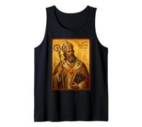 Elegante Icono católico de San Agustín de Hipona Camiseta sin Mangas