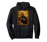 Elegante Icono católico de San Francisco Javier Sudadera con Capucha