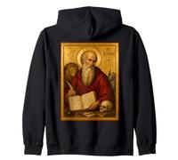 Elegante Icono católico de San Jerónimo Sudadera con Capucha