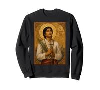 Elegante Icono Católico de San Lorenzo Ruiz Sudadera