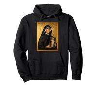Elegante Icono católico de Santa Faustina Sudadera con Capucha