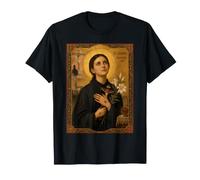 Elegante Icono católico de Santa Gemma Galgani Camiseta