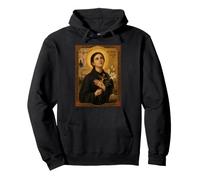 Elegante Icono católico de Santa Gemma Galgani Sudadera con Capucha