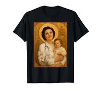 Elegante Icono católico de Santa Gianna Beretta Molla Camiseta