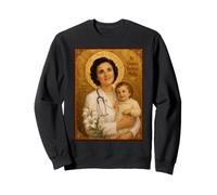 Elegante Icono católico de Santa Gianna Beretta Molla Sudadera