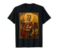 Elegante Icono católico de Santa Isabel de Hungría Camiseta