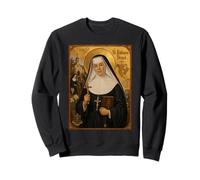 Elegante Icono católico de Santa Katharine Drexel Sudadera