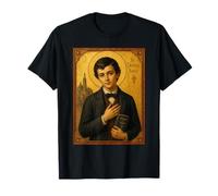 Elegante Icono católico de Santo Domingo Savio Camiseta