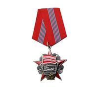 Elegante insignia de aleación de la Unión Soviética, accesorio de disfraz de juego de rol, accesorio educativo de la URSS, accesorio histórico de juego de rol