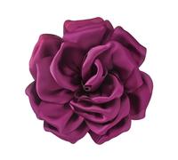 Elegante insignia de tela con rosas para mujer, broche de flores, adorno para cena, fiesta, joyería de moda, accesorio de ropa, talla única, como se describe