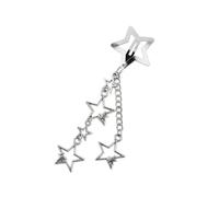 Elegante joyería de pelo con cadena de estrella de aleación resistente que ofrece una mezcla de estilos frescos y dulces para las mujeres modernas