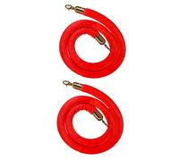 Elegante juego de barreras de cuerda, paquete de 2 soportes de control de multitudes de núcleo de espuma, elegante divisor de cola para eventos, alfombra roja y zonas de espera