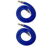Elegante juego de barreras de cuerda, paquete de 2 soportes de control de multitudes de núcleo de espuma, elegante divisor de cola para eventos, alfombra roja y zonas de espera