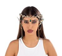 Elegante juego de diadema y clip con diamantes de imitación con diseños de lágrima, textura de aleación para mujeres y niñas en varios colores, accesorio de fiesta y boda