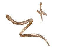 Elegante juego de joyas de serpiente y serpientes góticas, adorno para hombres y mujeres, uso casual, conjunto de joyas para festivales, talla única, como se describe, como se describe