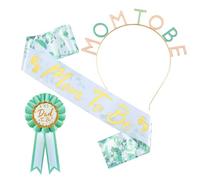 Elegante juego de tiara para embarazo, corona para mamá, kit de madre para ser, tiara de rinest, diadema de corona para mamá para baby shower, accesorios, suministros