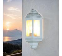 Elegante Lámpara de Barco en Blanco Exterior E27 60W Pared Patio