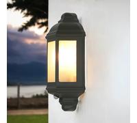 Elegante Lámpara Exterior Antracita con Sensor de Movimiento IP44 Pared Balcón