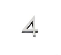 Elegante letrero numérico 3D de 60 mm, número de casa moderno para uso doméstico y apartamento (4)