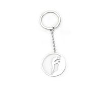 Elegante llavero de acero inoxidable para amantes de los deportes y escaladores, colgantes de escalada, regalo personalizado, gran regalo de cumpleaños para la buena amiga, madre, compañera de