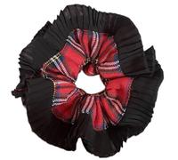 Elegante locura para las mujeres gran banda de pelo elástico crujiente estilo francés pelo Bobbles cola de caballo titular