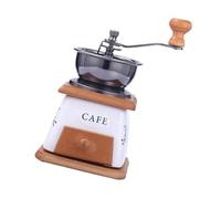 Elegante máquina de café expreso con grosor ajustable que ahorra espacio, molinillo manual para el hogar, accesorios de café portátil