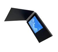 Elegante marco digital de 2.4 pulgadas para tarjeta de video de agradecimiento por la ocasión, uso diario decorativo, diseños clásicos, marco de fotos digital