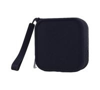 Elegante material de silicona resistente para joyas y monedero, portátil para accesorios de moda y la mayoría de los usuarios, solución de almacenamiento de joyas de uso diario, Black, Talla única