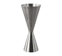 Elegante medidor de cóctel de acero inoxidable de doble medida para manualidades de cócteles, perfecto para bares caseros y uso profesional (30/60 ml)