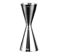 Elegante medidor de cóctel de acero inoxidable de doble medida para manualidades de cócteles, perfecto para bares caseros y uso profesional (30/45 ml)