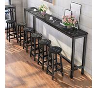 Elegante mesa de bar de desayuno, versátil mesa alta para el hogar, restaurante y bar, solución perfecta para radiador y comedor (sillas no incluidas)