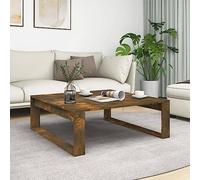 Elegante mesa de centro de madera con tablero estable y superficie resistente a la humedad para un salón elegante