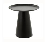 Elegante mesa redonda de hierro - Mesa auxiliar versátil y mesita de noche para dormitorio, sala de estar, balcón - Mesa auxiliar de esquina informal (color: A, tamaño: 40 x 50)