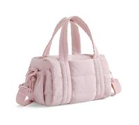 Elegante mini bolsa de lona para mujer, bolsa cruzada compacta para gimnasio con correa desmontable, bolso de hombro pequeño de 5 L (9.84 x 5.9 x 5.9 pulgadas), bolso marrón arena para entrenamiento